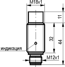 Габариты ISN FC4A-31N-8-LZS4